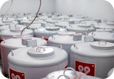 Cryopreservation of biological material